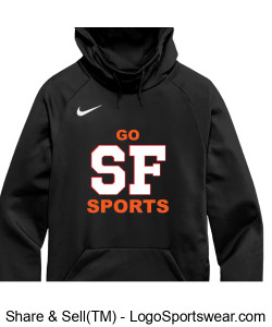 Official Nike GoSFSports Black Hoodie Design Zoom