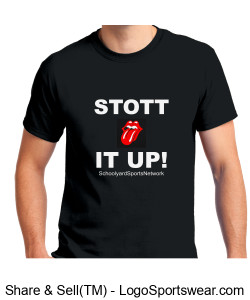 STOTT IT UP T-SHIRT - BLACK Design Zoom