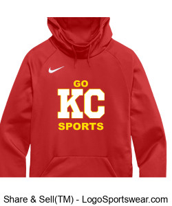 Official Nike GoKCSports Red Hoodie Design Zoom