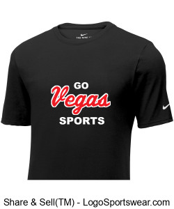 Official Nike GoVegasSports Therma-Fit T-shirt - Black Design Zoom
