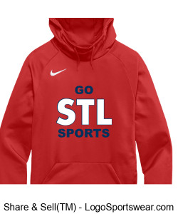 Official Nike GoSTLSports Red Hoodie Design Zoom