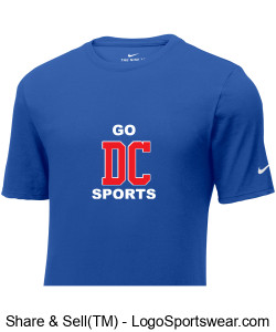 Nike Mens Dri-FIT Cotton/Poly T-Shirt Design Zoom
