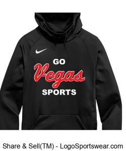 Official Nike GoVegasSports Black Hoodie Design Zoom