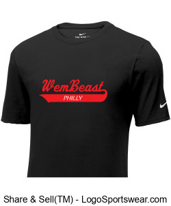 Official WEBEAST Nike T-Shirt | Black Design Zoom